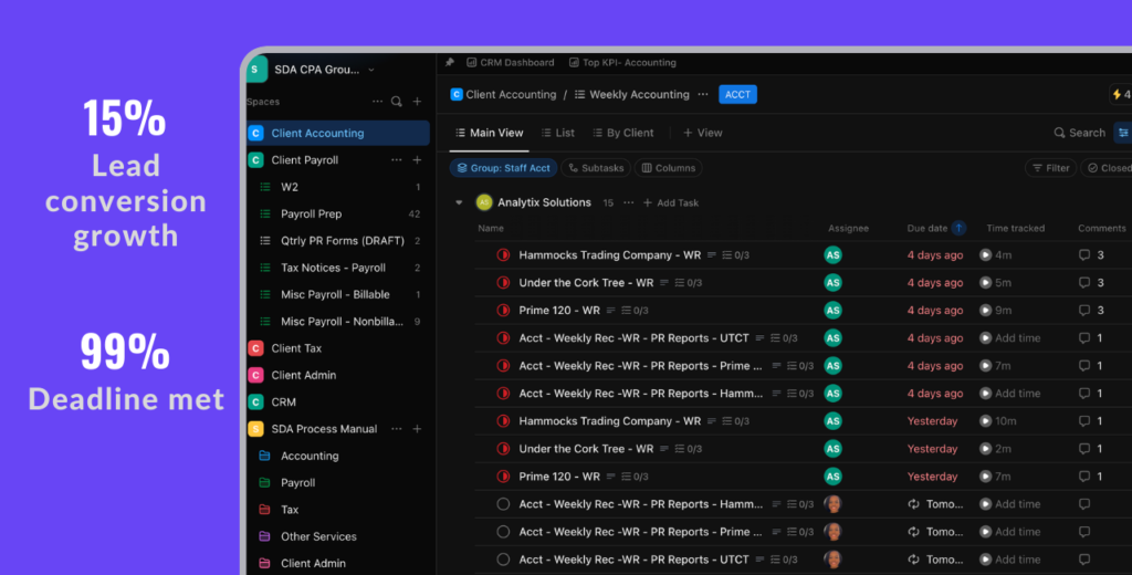 Accounting firm SDA CPA